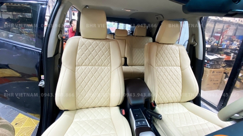 Bọc ghế da bò thật Toyota Fortuner: Cao cấp, Form mẫu chuẩn, mẫu mới nhất